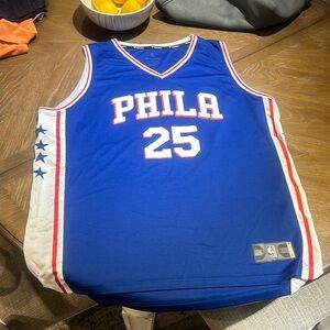 Blue PHILA Basketball Jersey